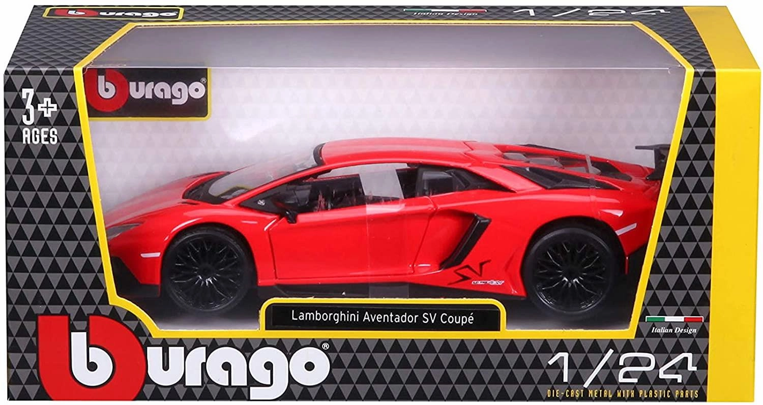1/24 Lamborghini Aventador SV Coup DieCast Scale Model