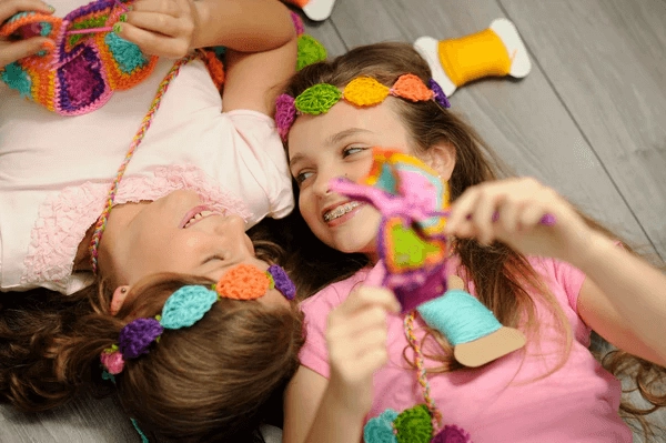 4M Children's First Easy to do Crochet Art Craft Kit for Ages 8 and Up
