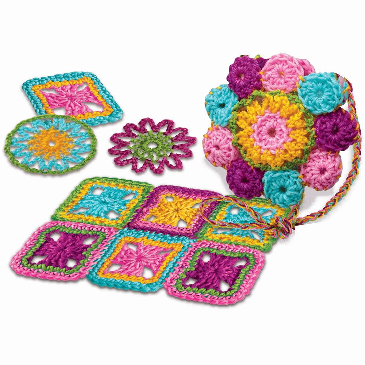 4M Children's First Easy to do Crochet Art Craft Kit for Ages 8 and Up