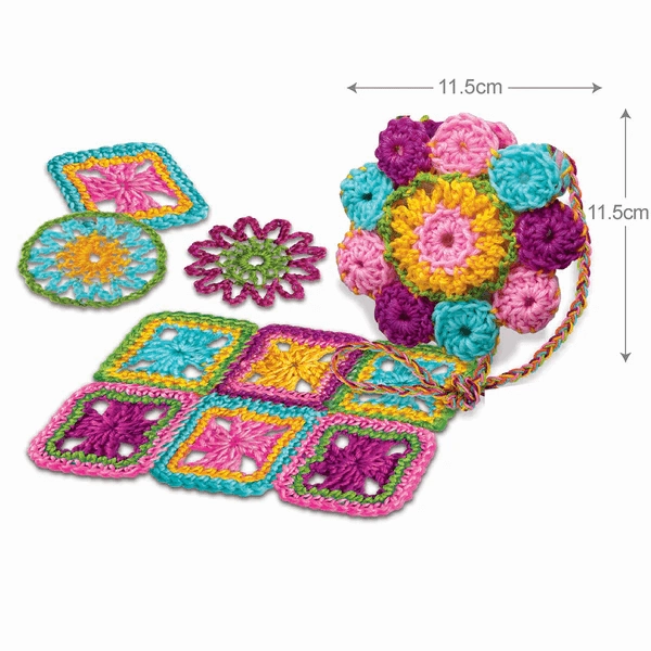 4M Children's First Easy to do Crochet Art Craft Kit for Ages 8 and Up