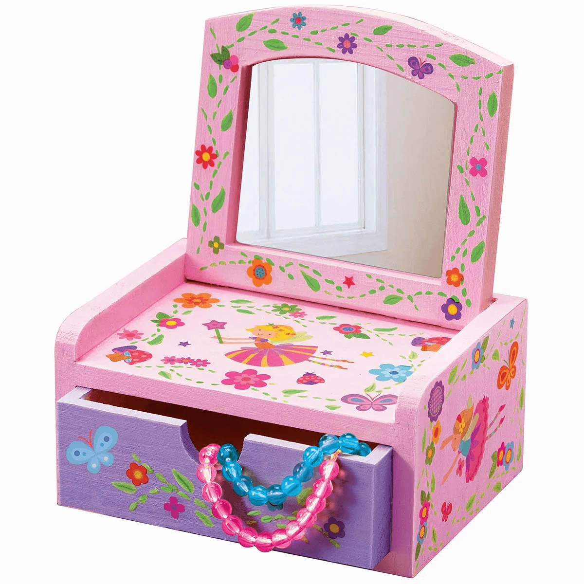 4M Design Your Own Fairy Chest with Mirror Craft Kit for Ages 8 and Up