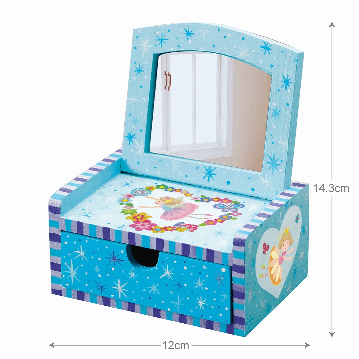 4M Design Your Own Fairy Chest with Mirror Craft Kit for Ages 8 and Up