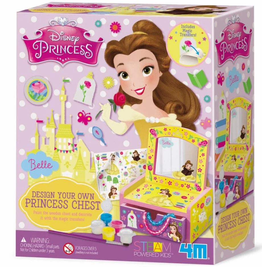 4M Disney Princess Design Your Own Princess Chest Belle