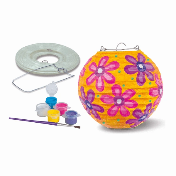 4M Little Craft Kits Paint Your Own Paper Lantern Kit for Ages 8 & Up
