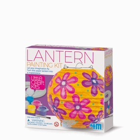 4M Little Craft Kits Paint Your Own Paper Lantern Kit for Ages 8 & Up