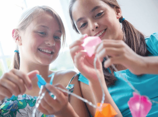 4M Make Your Own Origami Room Lights Craft Kit for Children Age 5 & Up