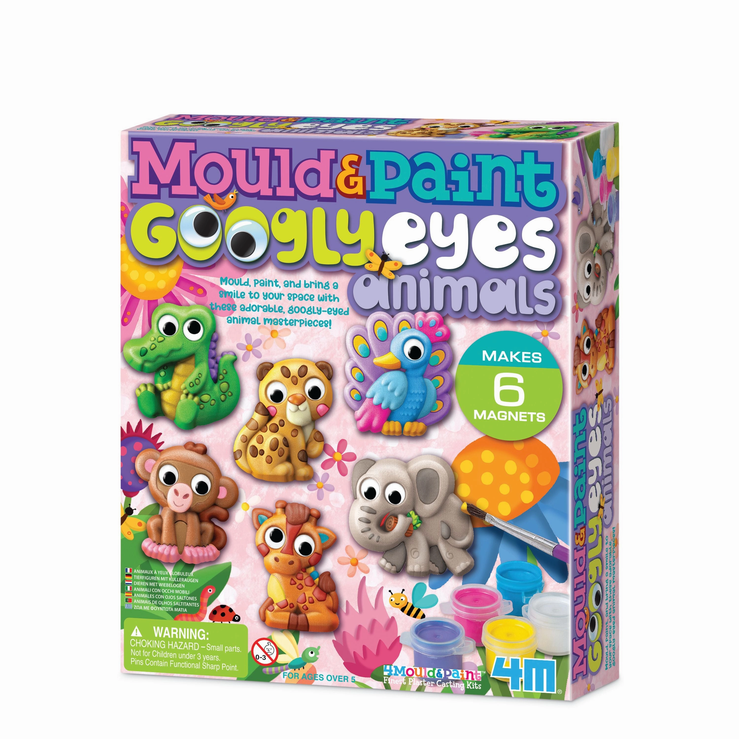 4M Mould & Paint - Googly Eyes Animals