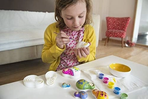 4M Paint Your Own Russian Dolls Trinket Box Craft Kit for Ages 5 & Up