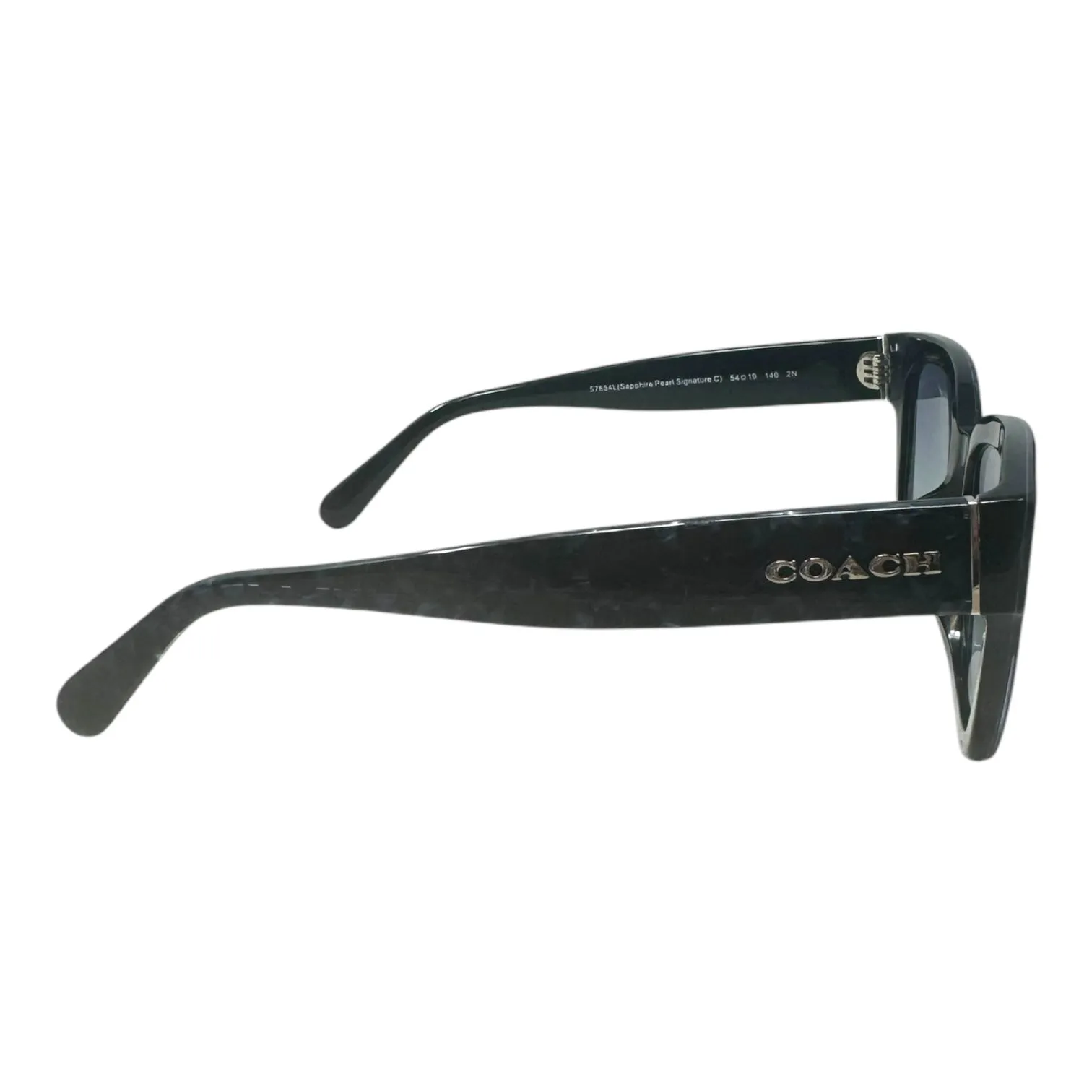 57645L Signature Sapphire Pearl Sunglasses Designer By Coach