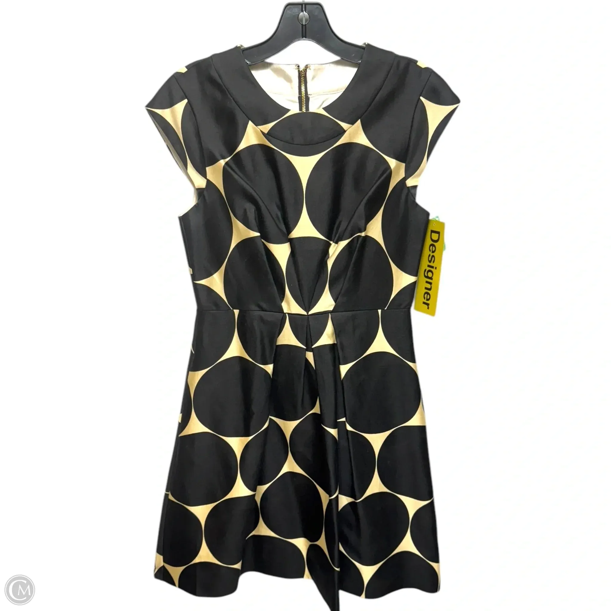A-Line Dress Designer By Kate Spade In Polkadot Pattern, Size: 4 Kate Spade Bags