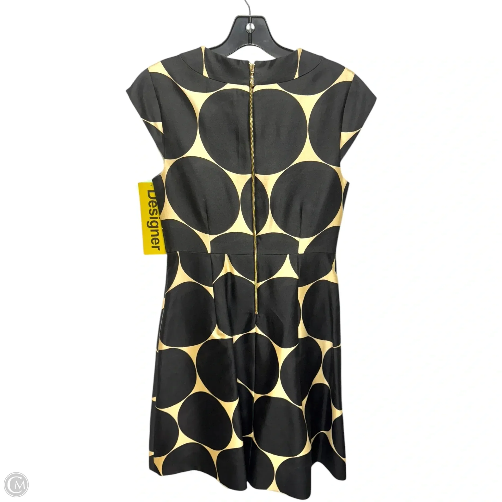 A-Line Dress Designer By Kate Spade In Polkadot Pattern, Size: 4 Kate Spade Bags
