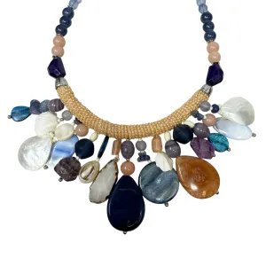 Abby Charm Bib Necklace By Chicos