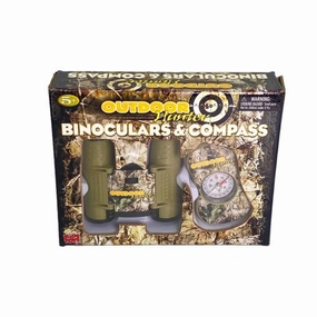 Adventure Scout Hunter Binoculars and Compass Set