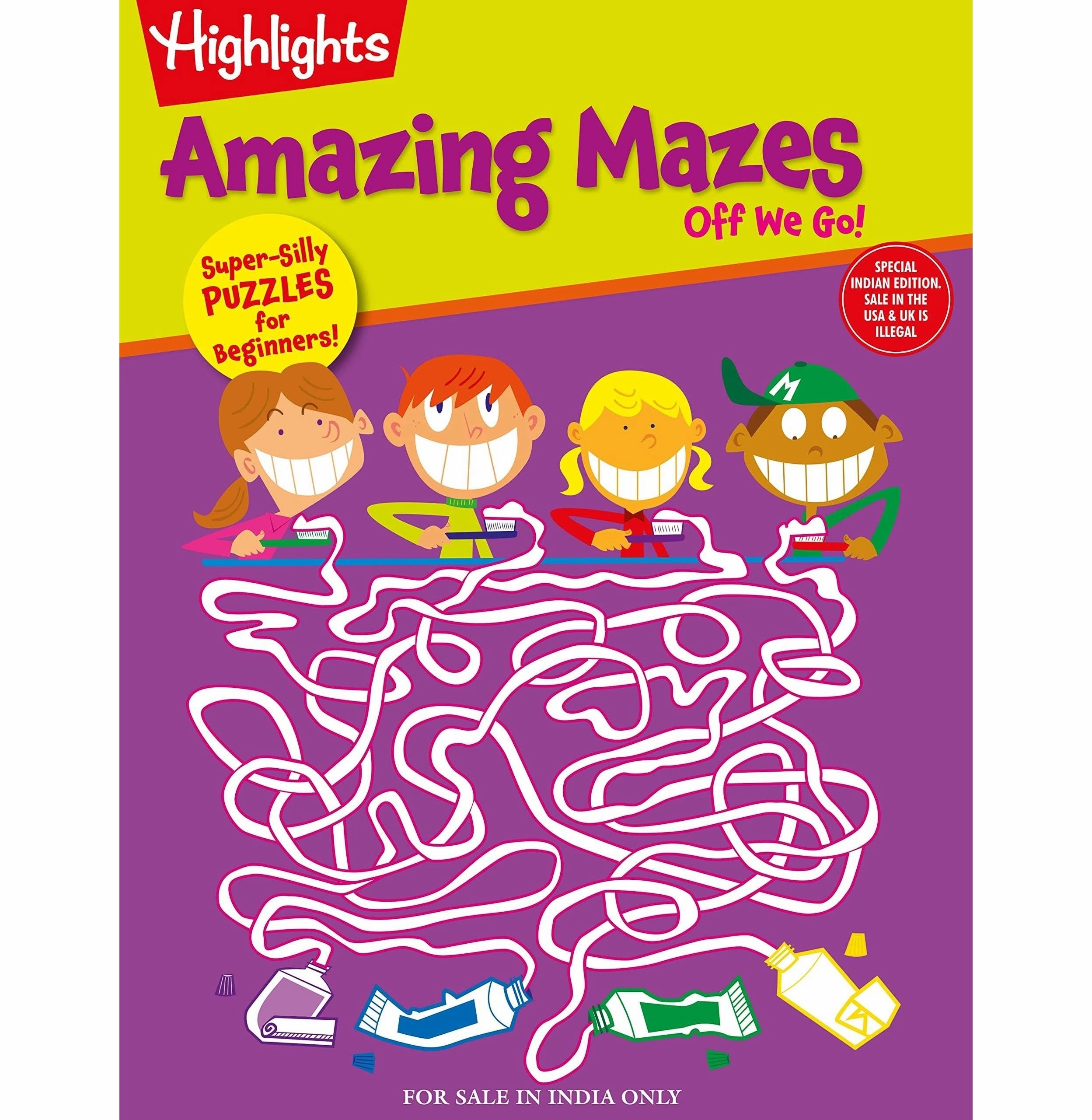 Amazing Mazes: Off We Go [Paperback] Highlights