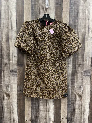 Animal Print Dress Designer Kate Spade, Size Xs Kate Spade Bags
