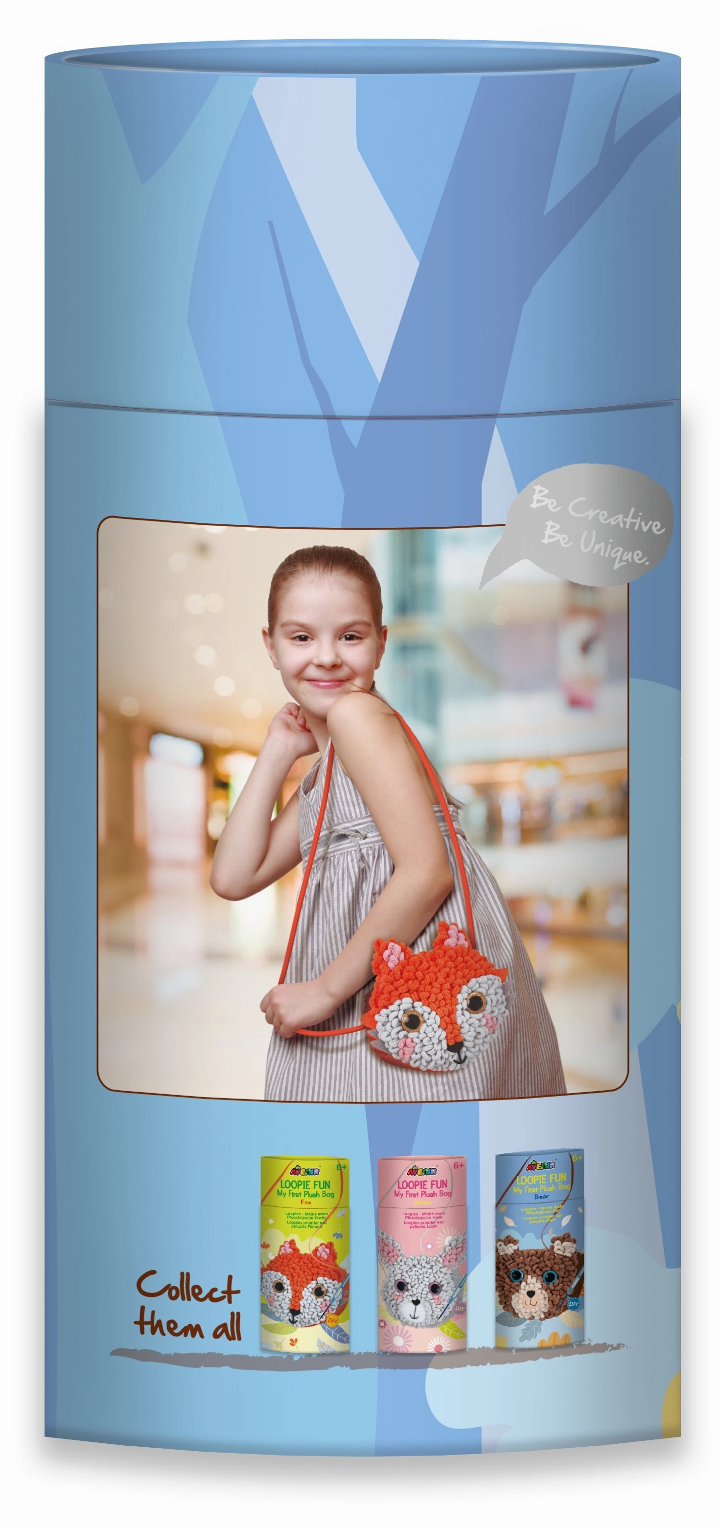 Avenir Loopie Fun My First Plush Bag Bear