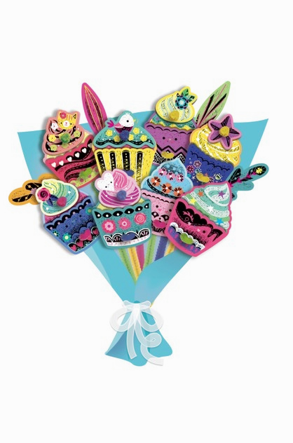 Avenir Scratch Art Cupcake Bouquet