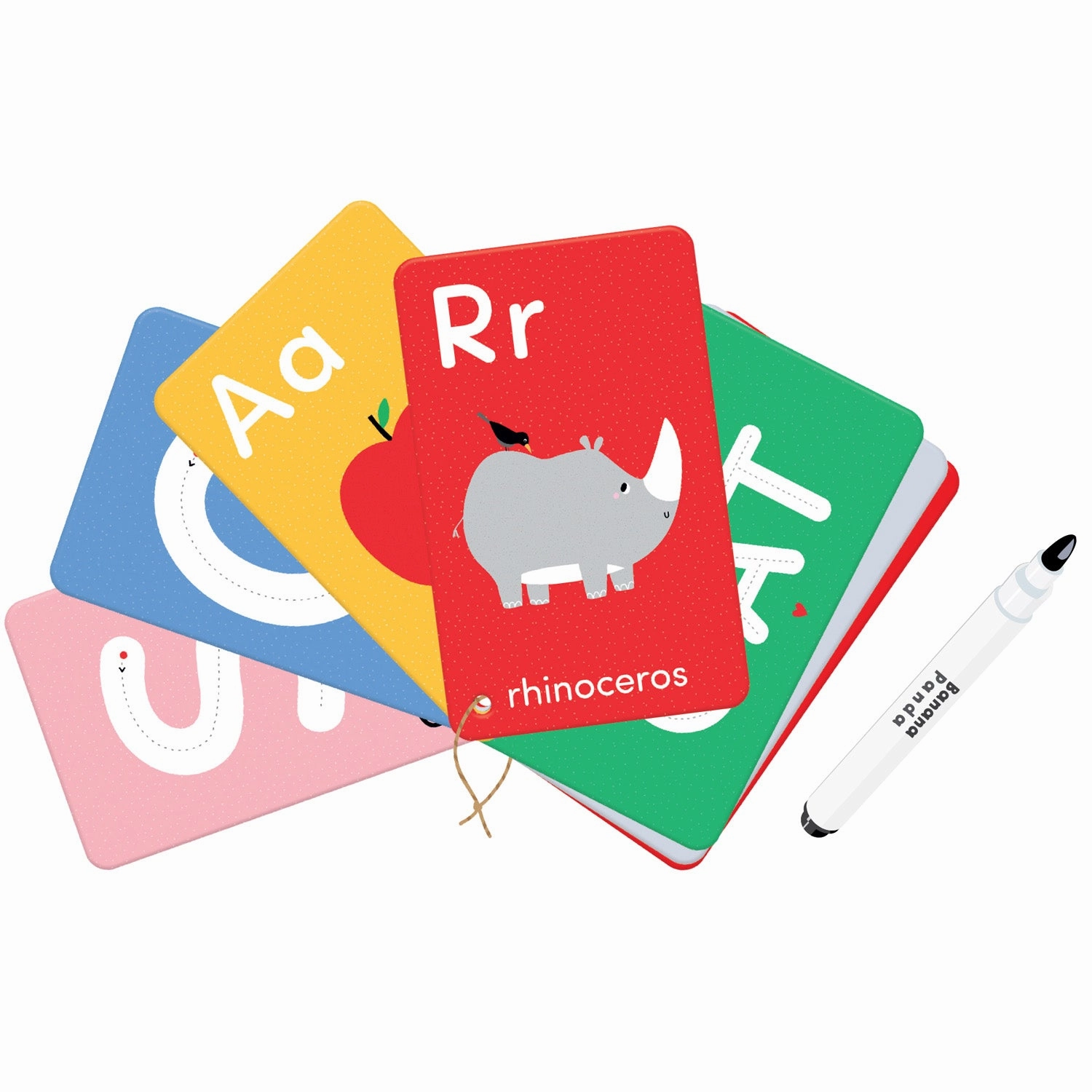Banana Panda Let's Write and Wipe - Educational Letters Toy for Preschoolers