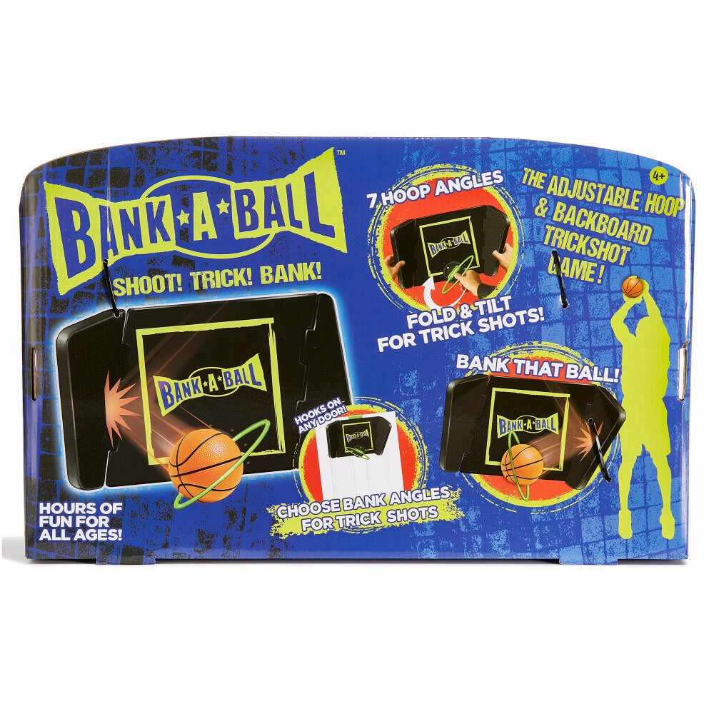 Bank-A-Ball Adjustable Trickshot Basketball Game Set