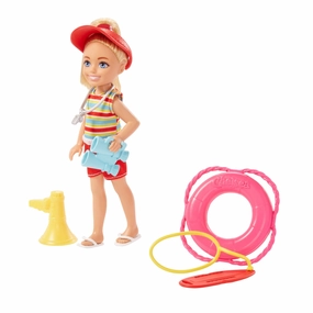 Barbie Chelsea Doll and Accessories Lifeguard Set for Kids Ages 3 