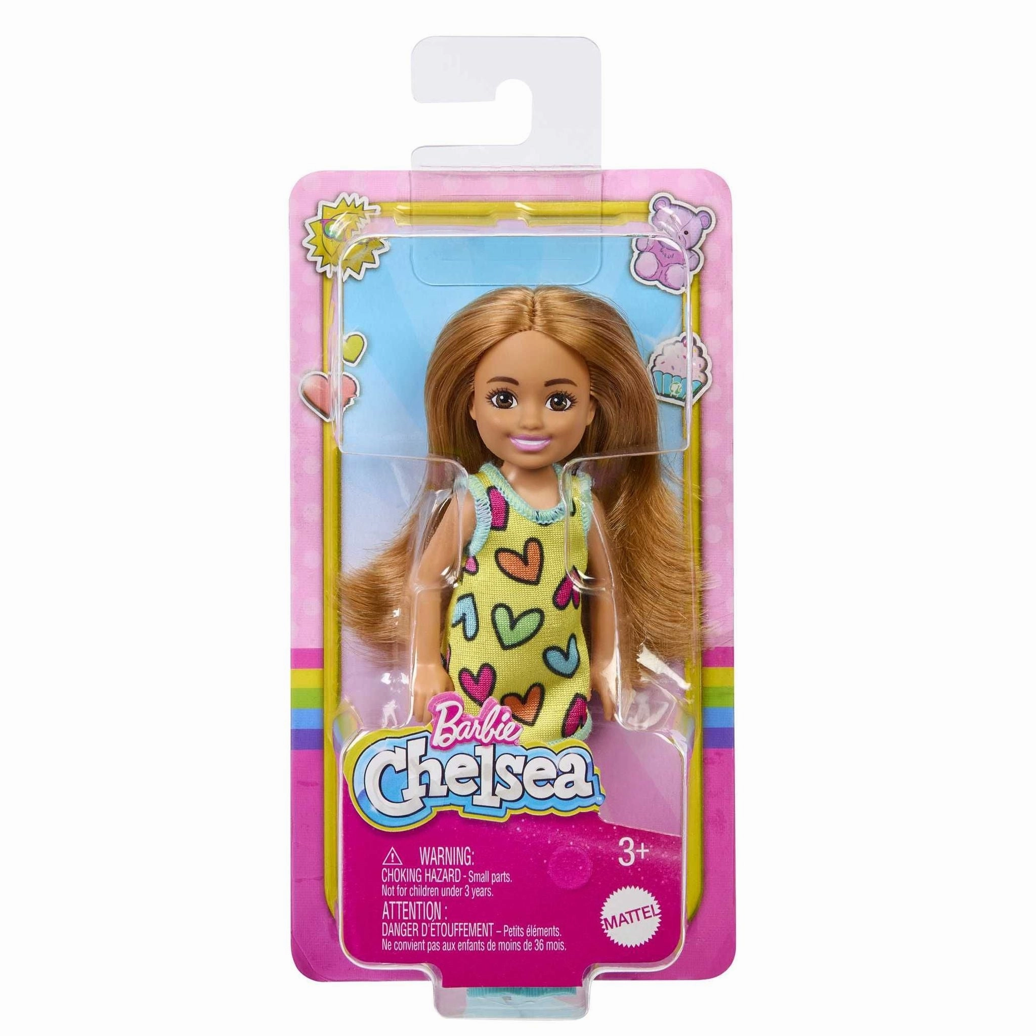 Barbie Club Chelsea Doll Heart Print Dress