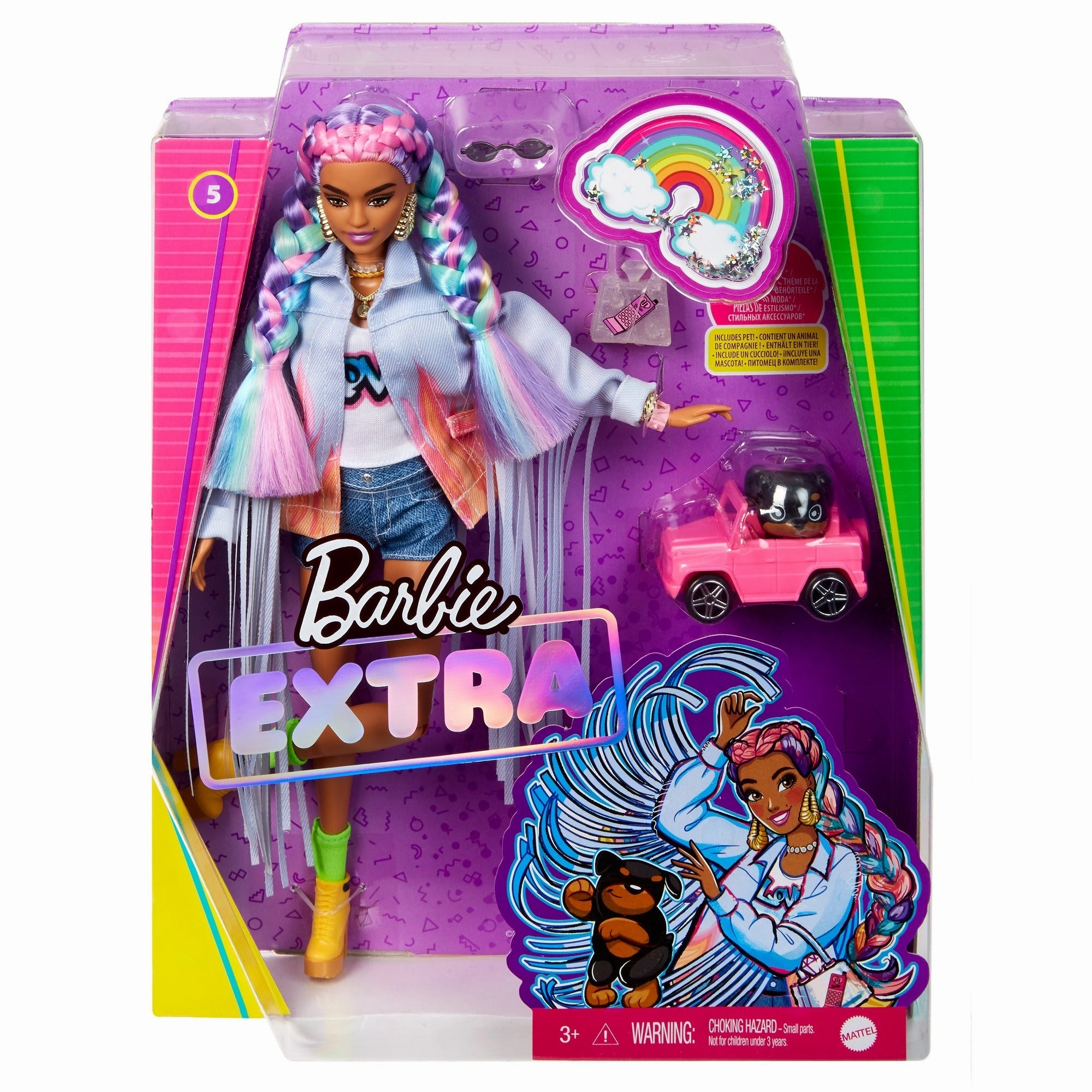 Barbie Extra Doll - 05 Rainbow