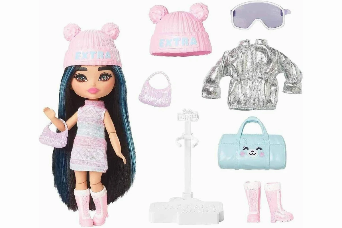 Barbie Extra Minis Doll Fly Silver Jacket