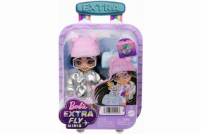 Barbie Extra Minis Doll Fly Silver Jacket