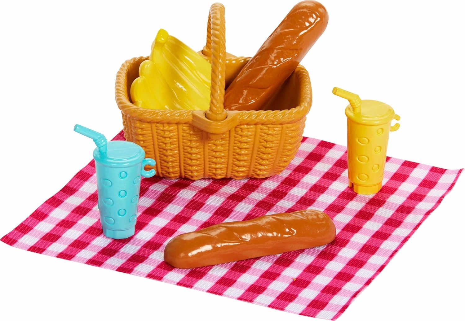 Barbie Family & Friends Picnic Playset with Dolls and Accessories for Kids Ages 3 