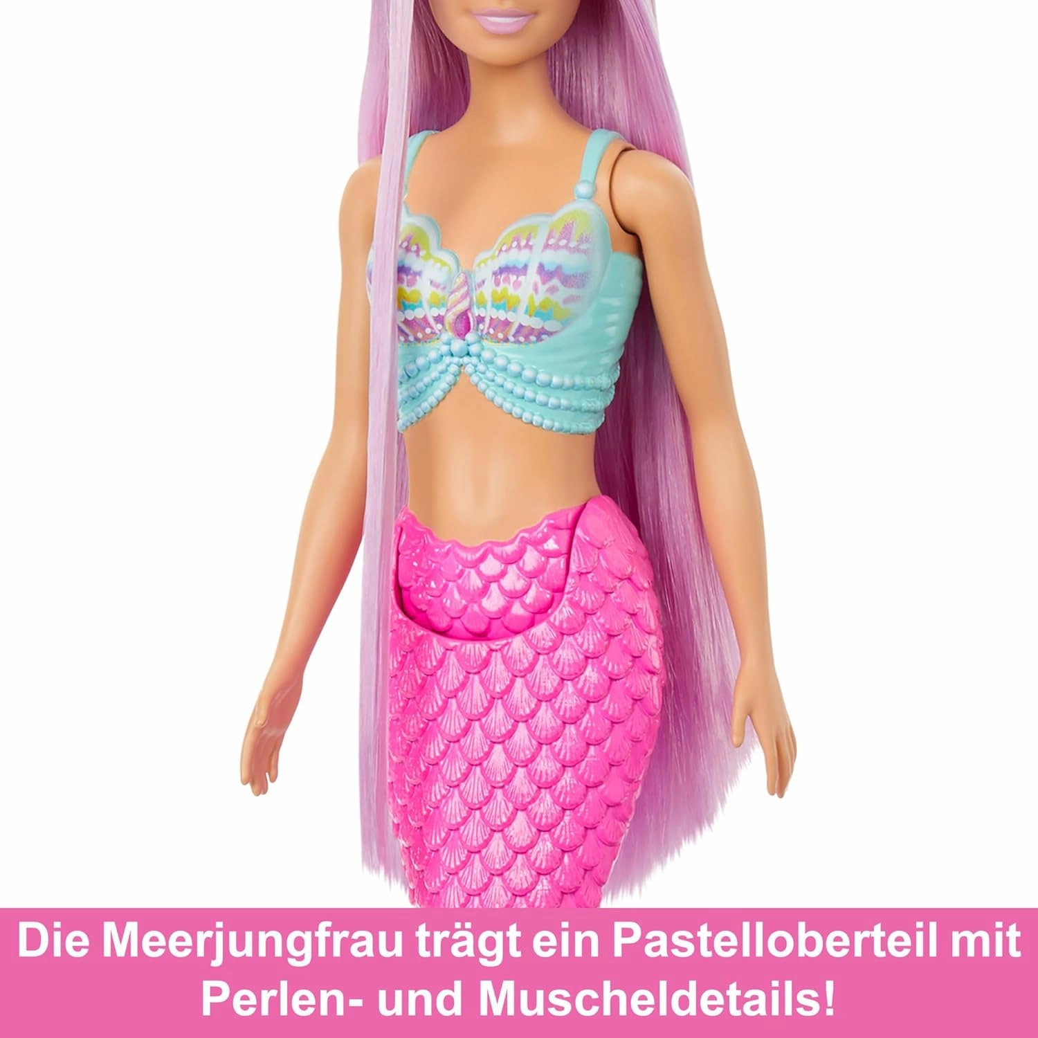 Barbie Mermaid Doll With 7-inch-Long Fantasy Hair & Accessories For Styling Play For Kids Ages 3 