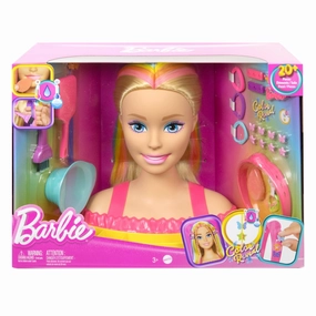 Barbie Neon Rainbow Deluxe Styling Head - Blonde