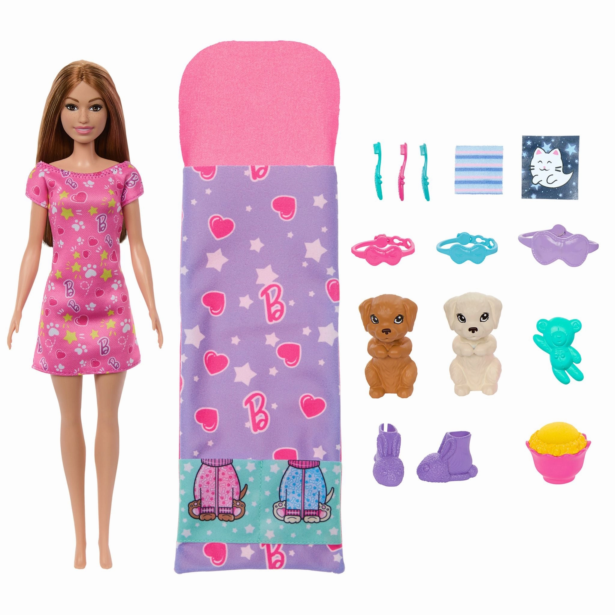 Barbie Puppy Slumber Party Playset