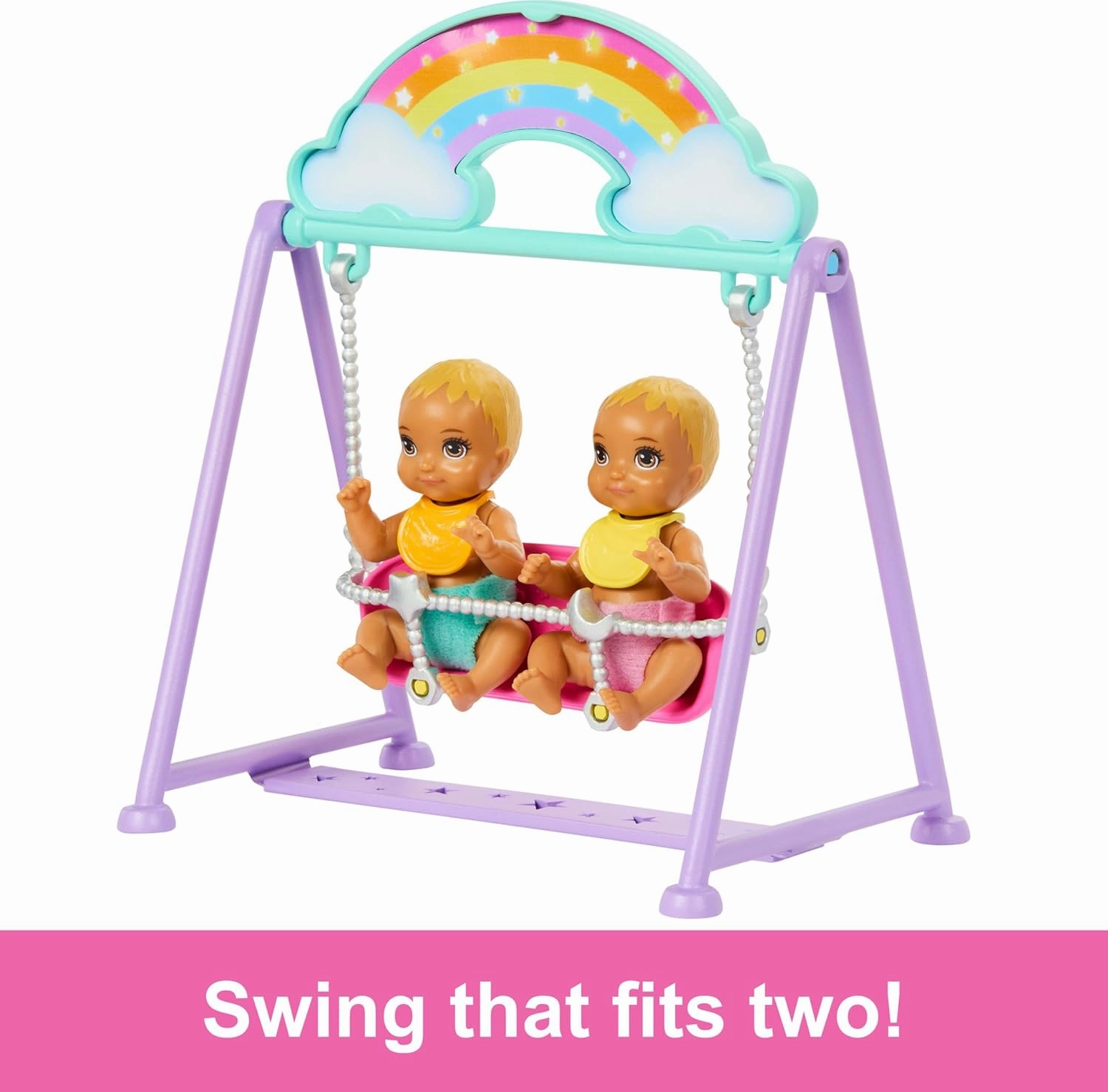 Barbie Skipper Baby-Sitter The Twin Room Dolls and Accessories For Kids Ages 3 