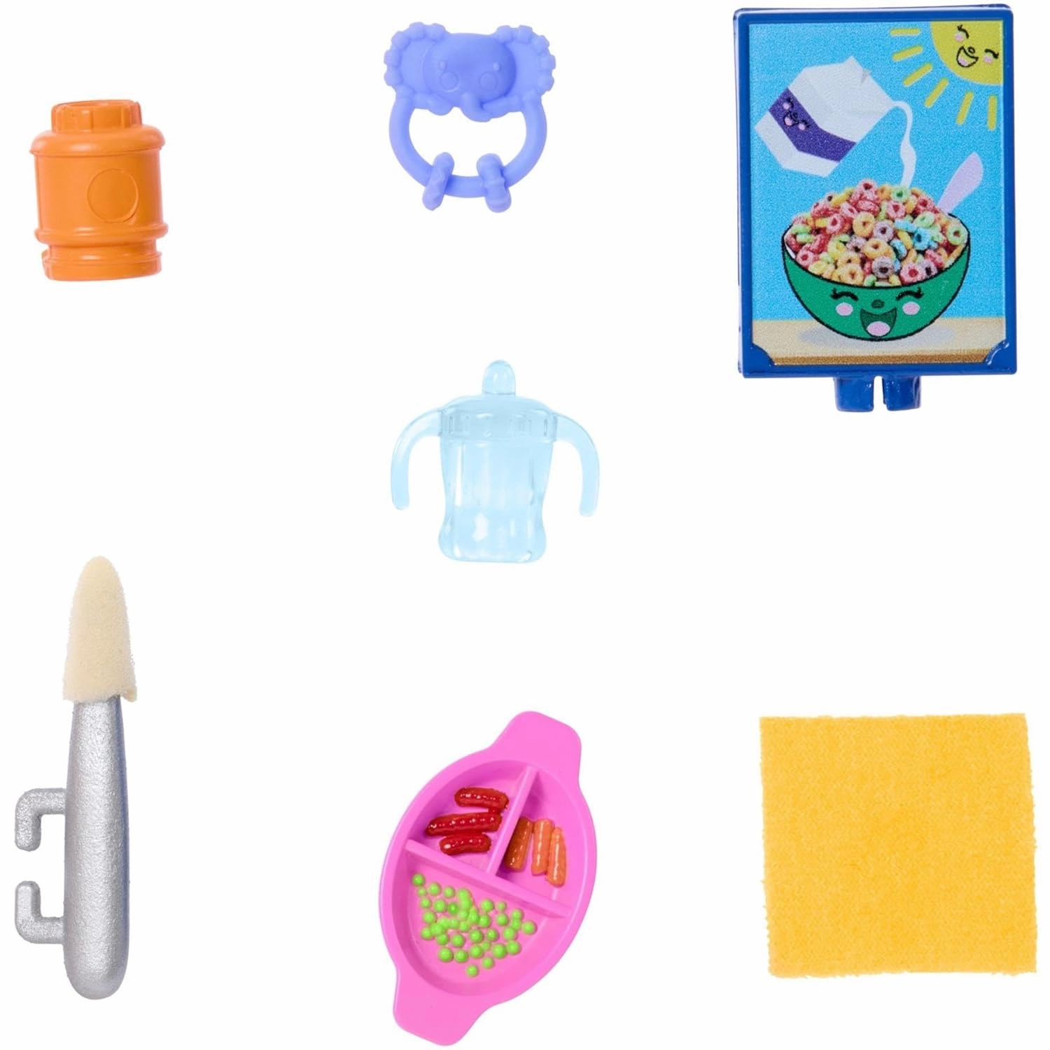 Barbie Skipper Babysitters Crib Playset With Brunette Friend Doll, Baby Doll with Babysitting Set Themed to Mealtime Accessories For Kids Ages 3 Years & Up