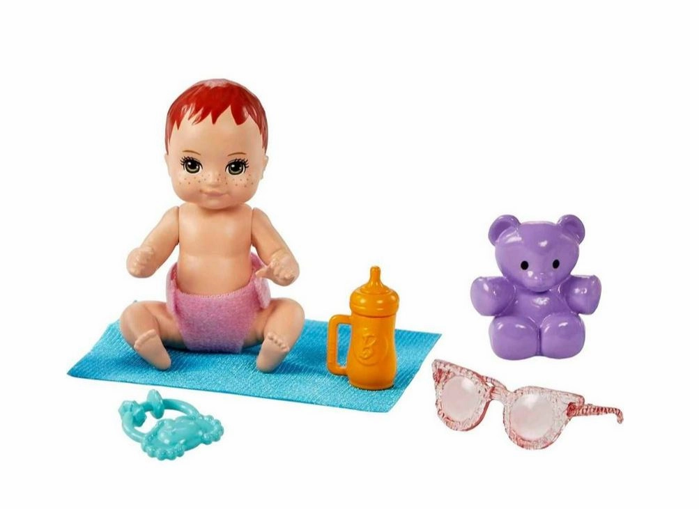 Barbie Skipper Babysitters Inc. Doll & Accessory Babysitter With Purple/Burnette Hair & Stroller