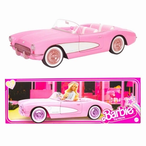 Barbie The Movie Pink Corvette Convertible Car