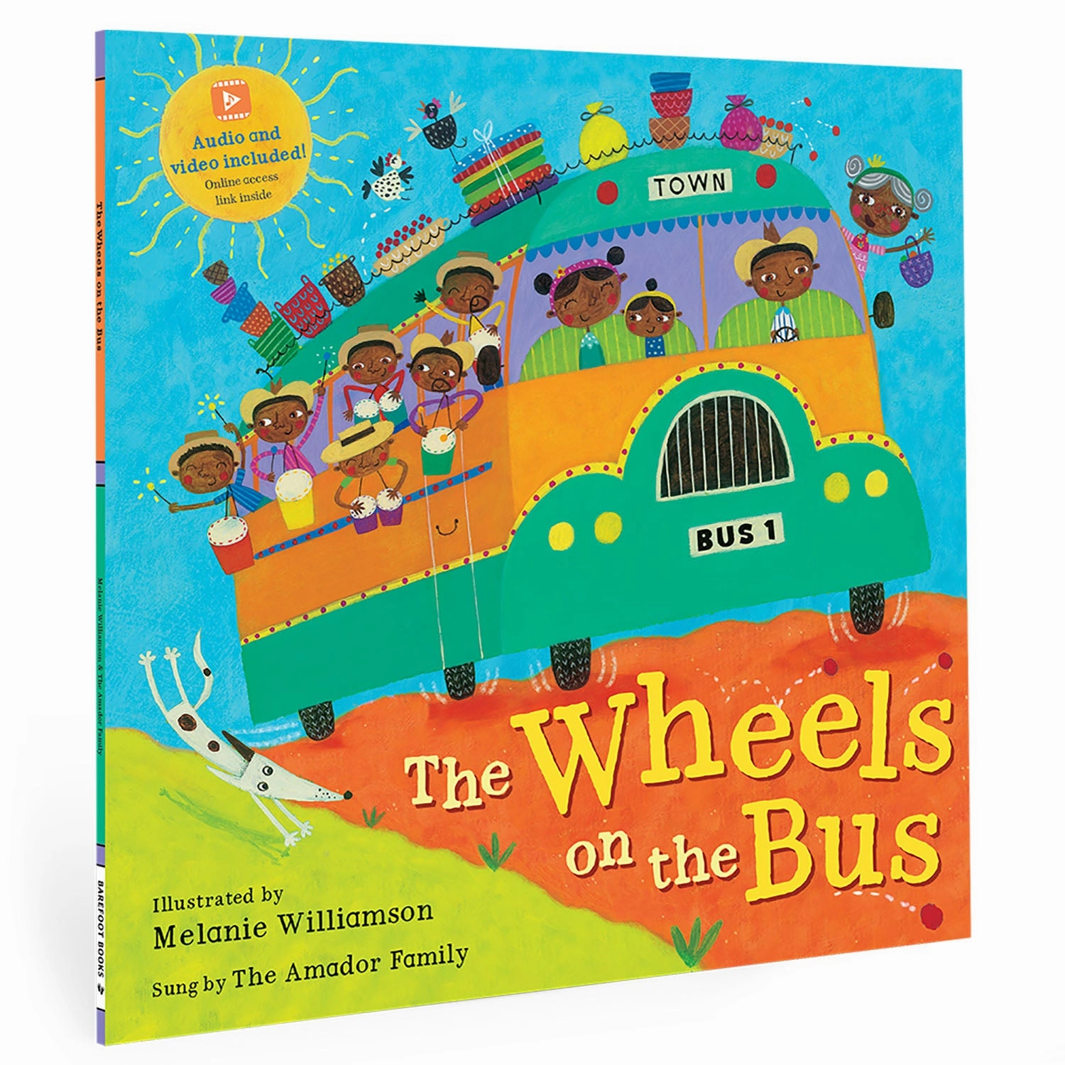 Barefoot Books Kindergarten Transportation Singalongs 4-Book Bundle