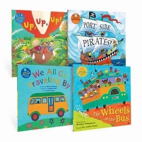 Barefoot Books Kindergarten Transportation Singalongs 4-Book Bundle