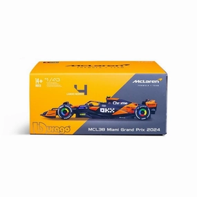 Bburago 1/43 Mclaren Racing Mcl 38 2024 #4 Norris
