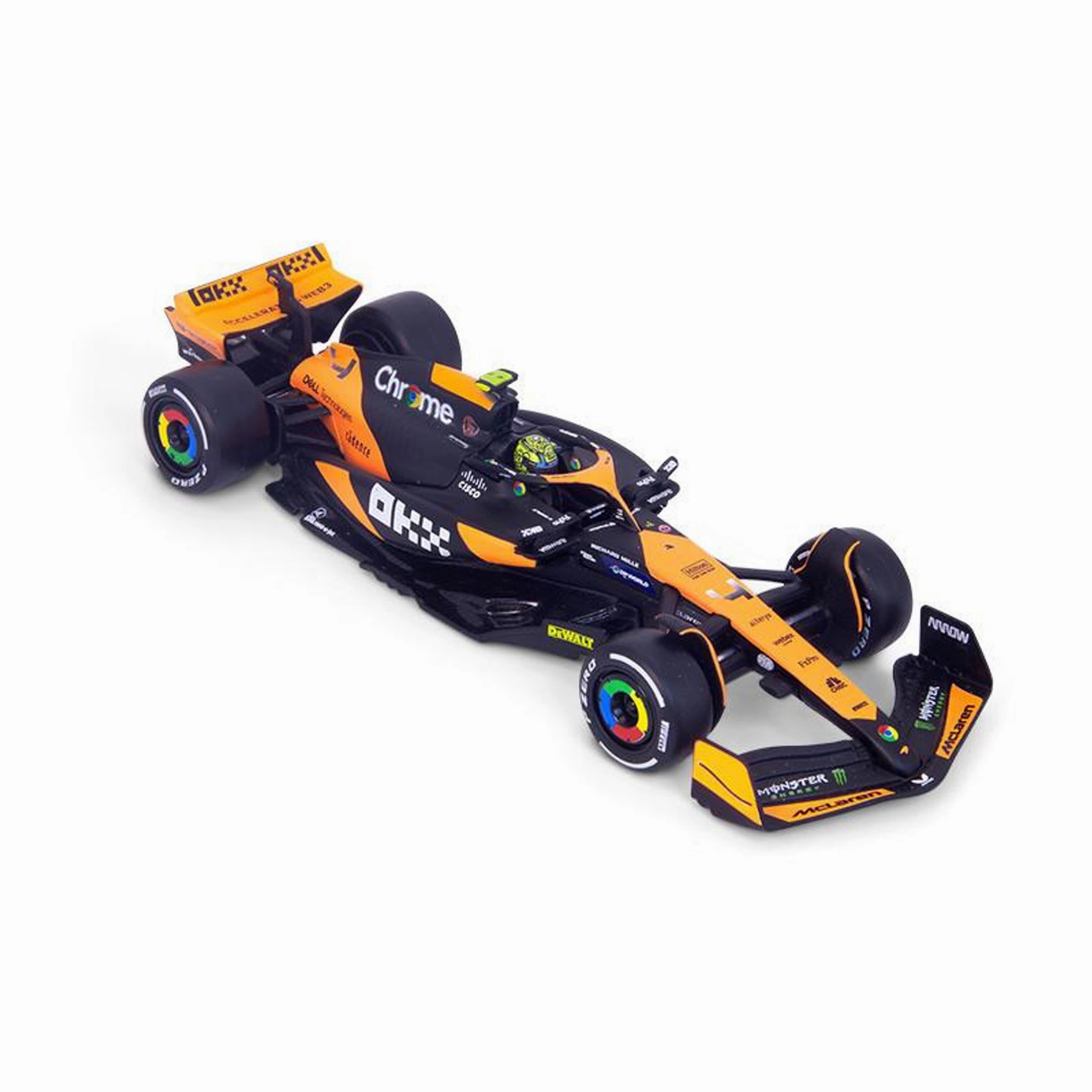 Bburago 1/43 Mclaren Racing Mcl 38 2024 #4 Norris