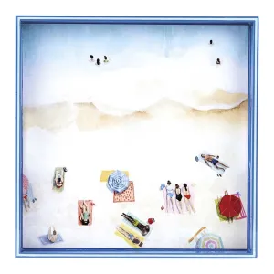 Beach Life 15 Inch Square Tray