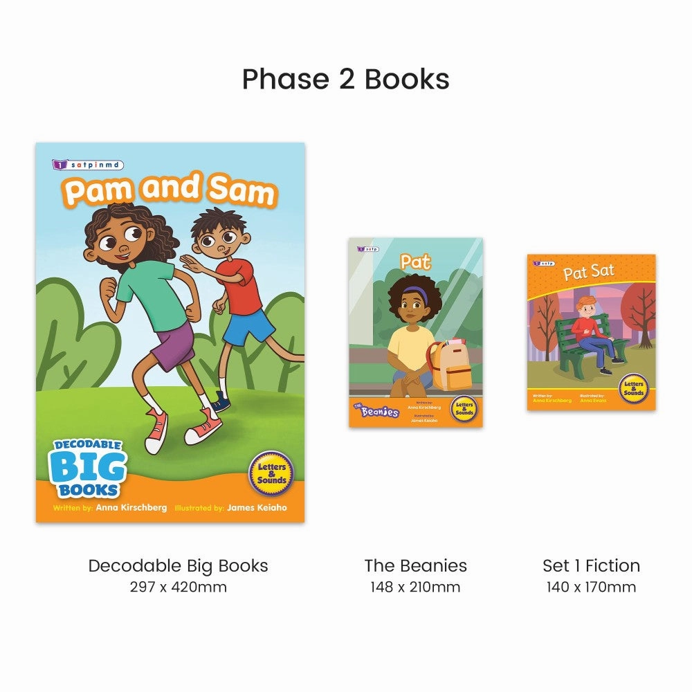 Beanstalk Books: Decodable Big Books Fiction Set - 6 XL Books