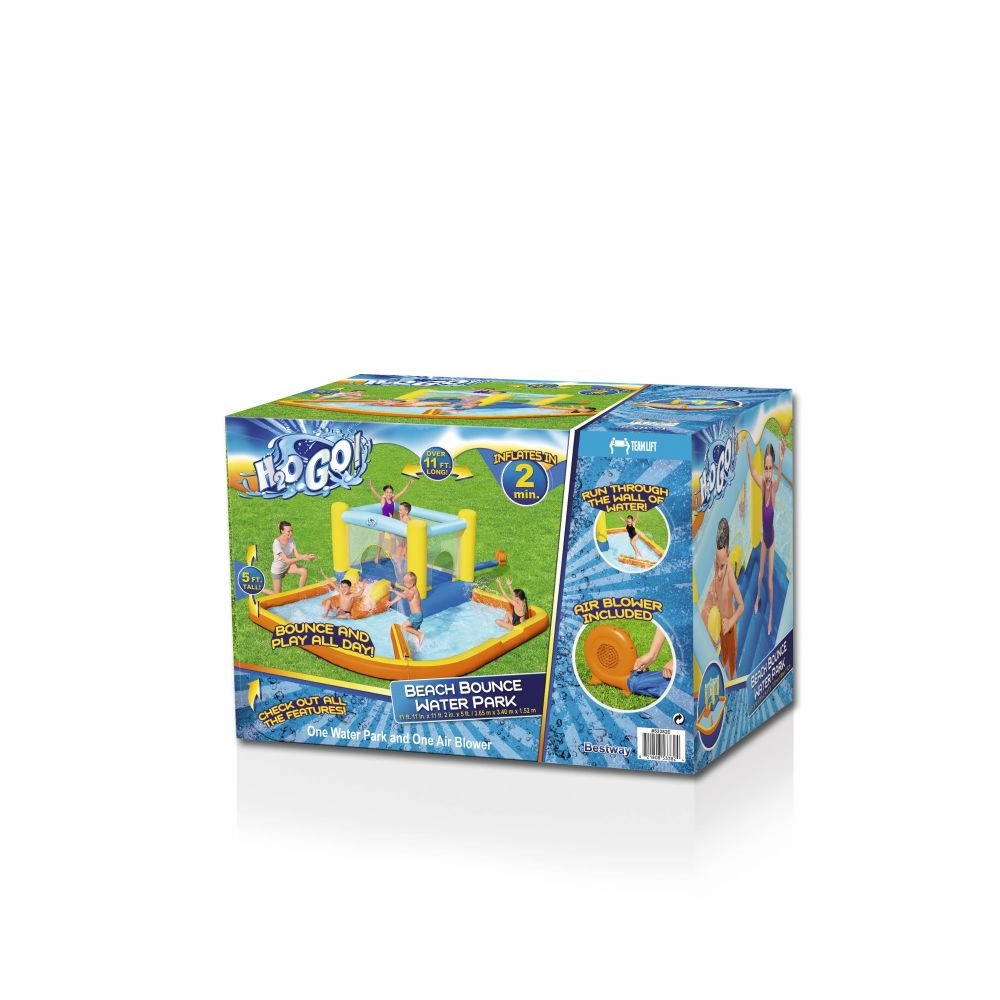Bestway H2OGO! Beach Bounce Inflatable Water Park with Quick Setup