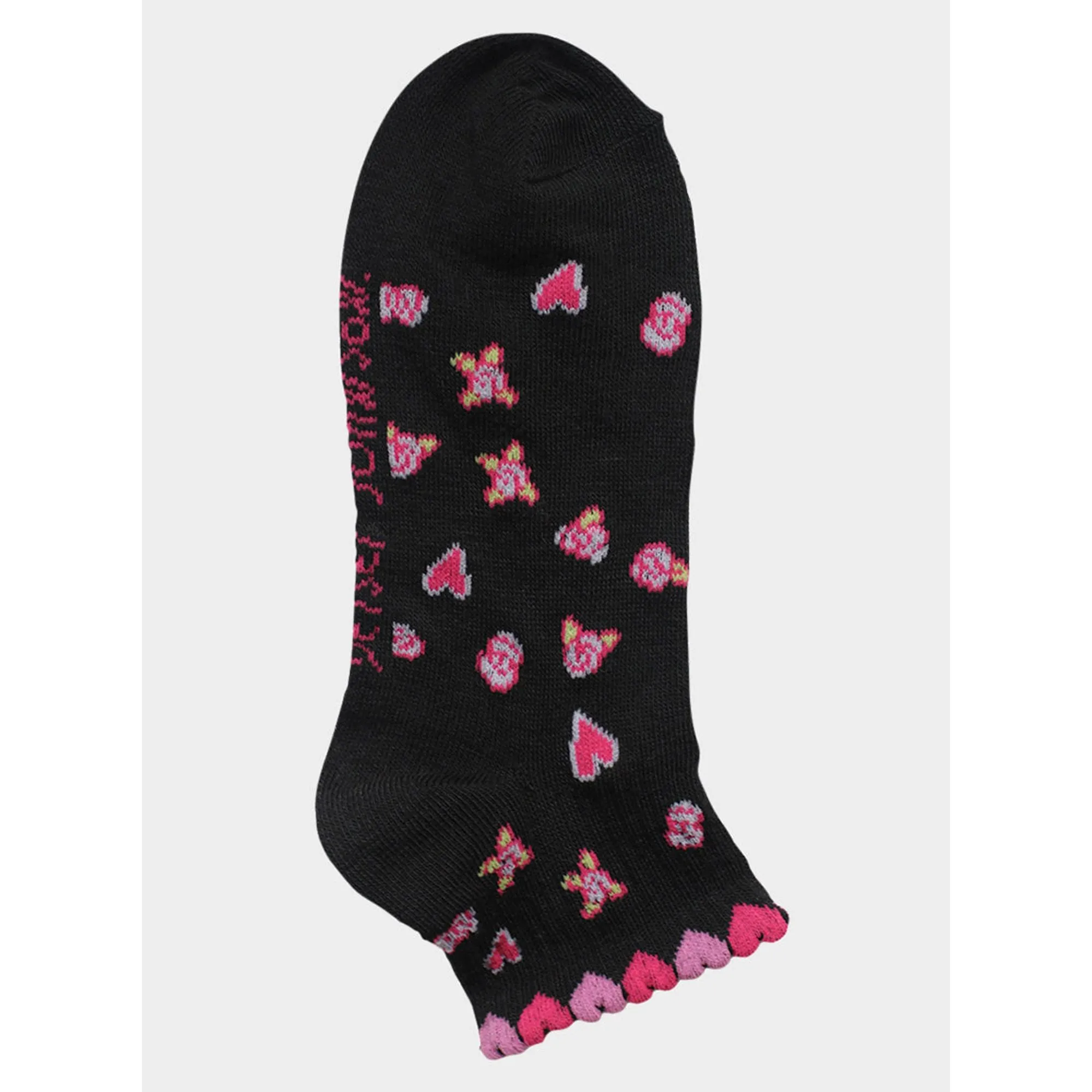 Betseys Ditsy Floral Hearts 6 Pack Black Betsey Johnson Jewelry