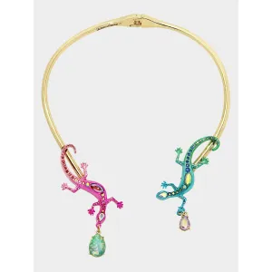 Betseys Paradise Lizard Collar Multi Betsey Johnson Jewelry