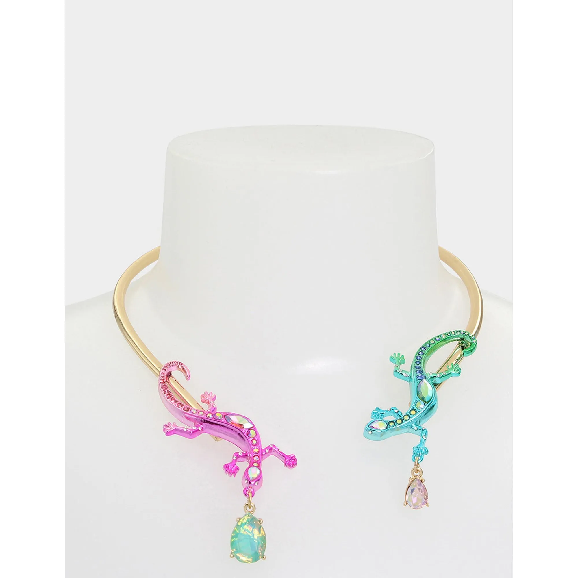 Betseys Paradise Lizard Collar Multi Betsey Johnson Jewelry