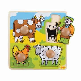Big Jigs My First Peg Puzzle Farm