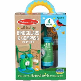 Binoculars & Compass Play Set