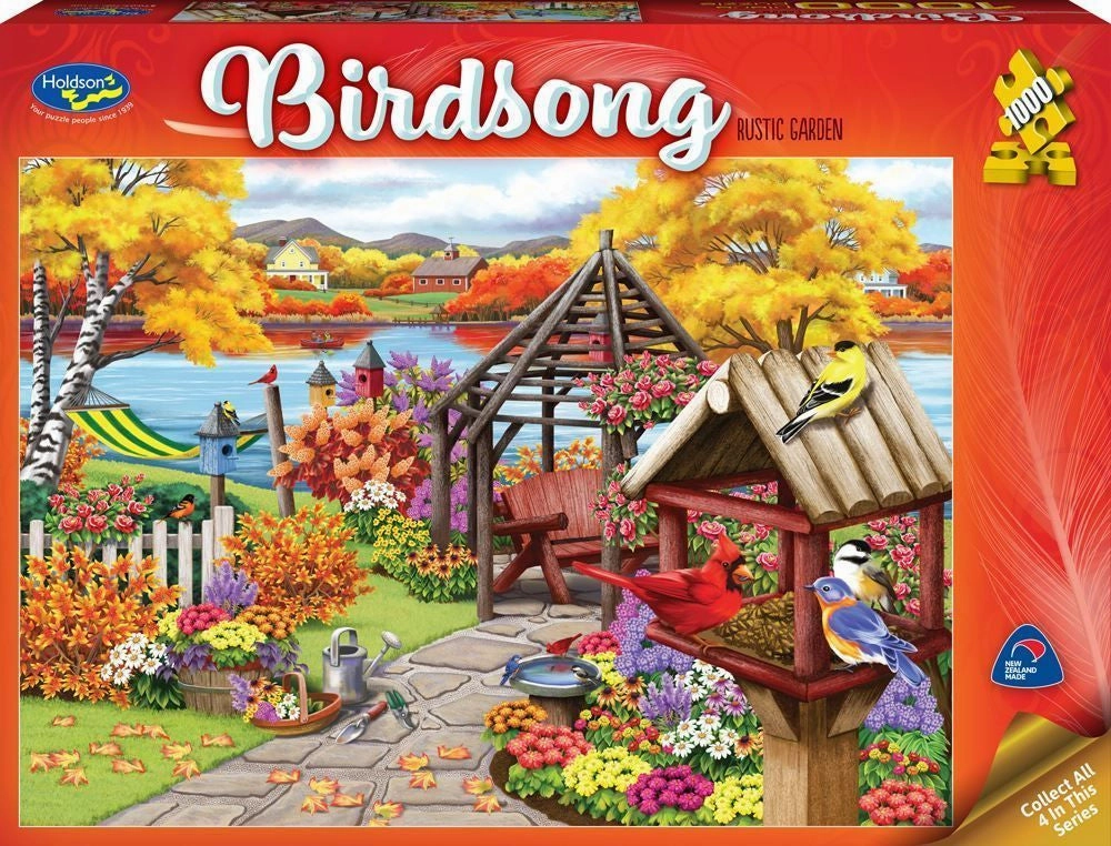 Birdsong Rustic Garden 1000 Piece Puzzle