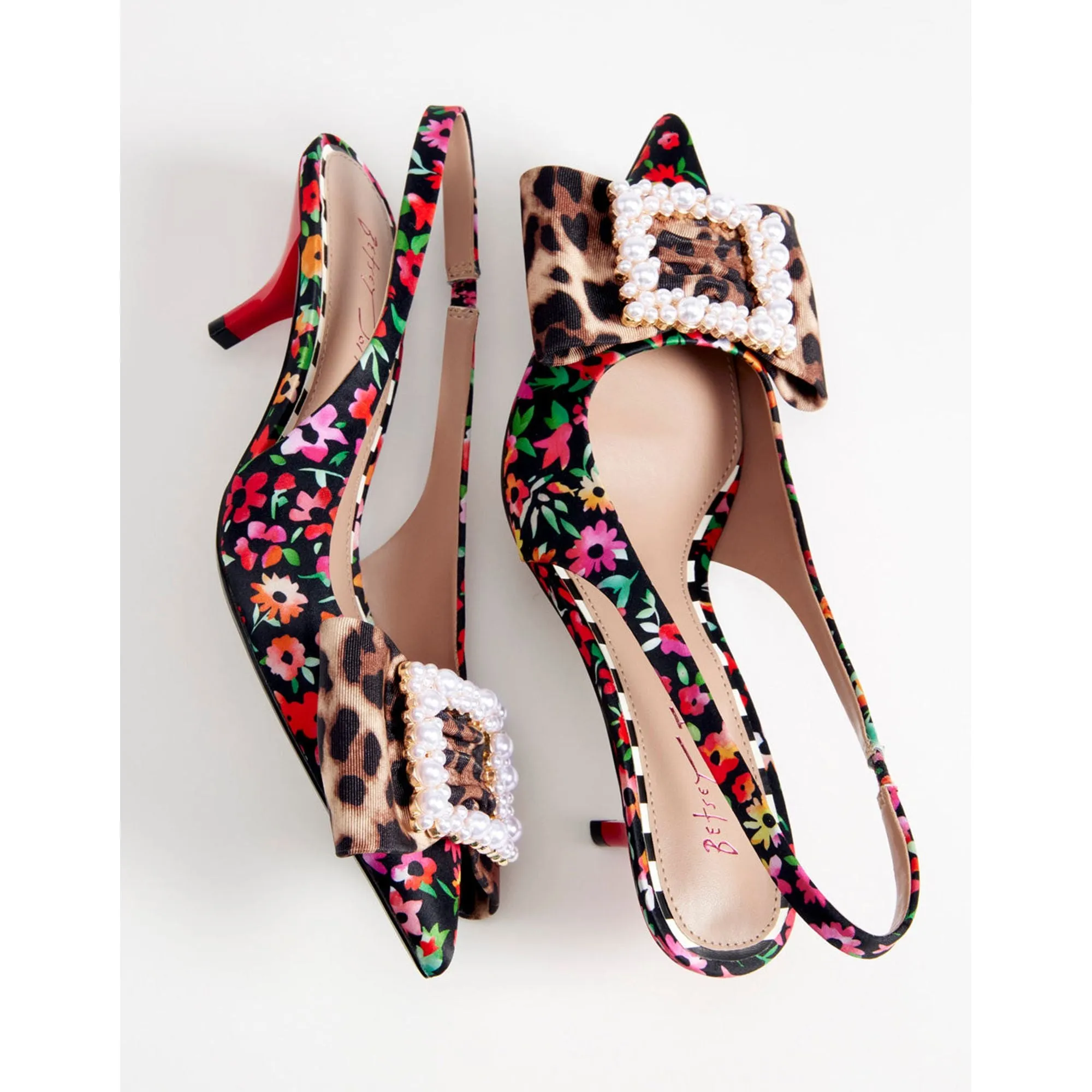 Birdy Black Ditsy Floral Betsey Johnson Jewelry